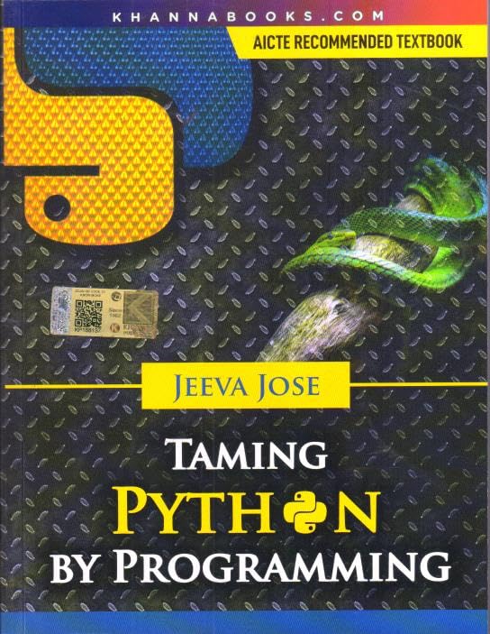 Taming Python By Programming